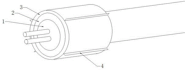 Daylight lamp tube convenient to dismount