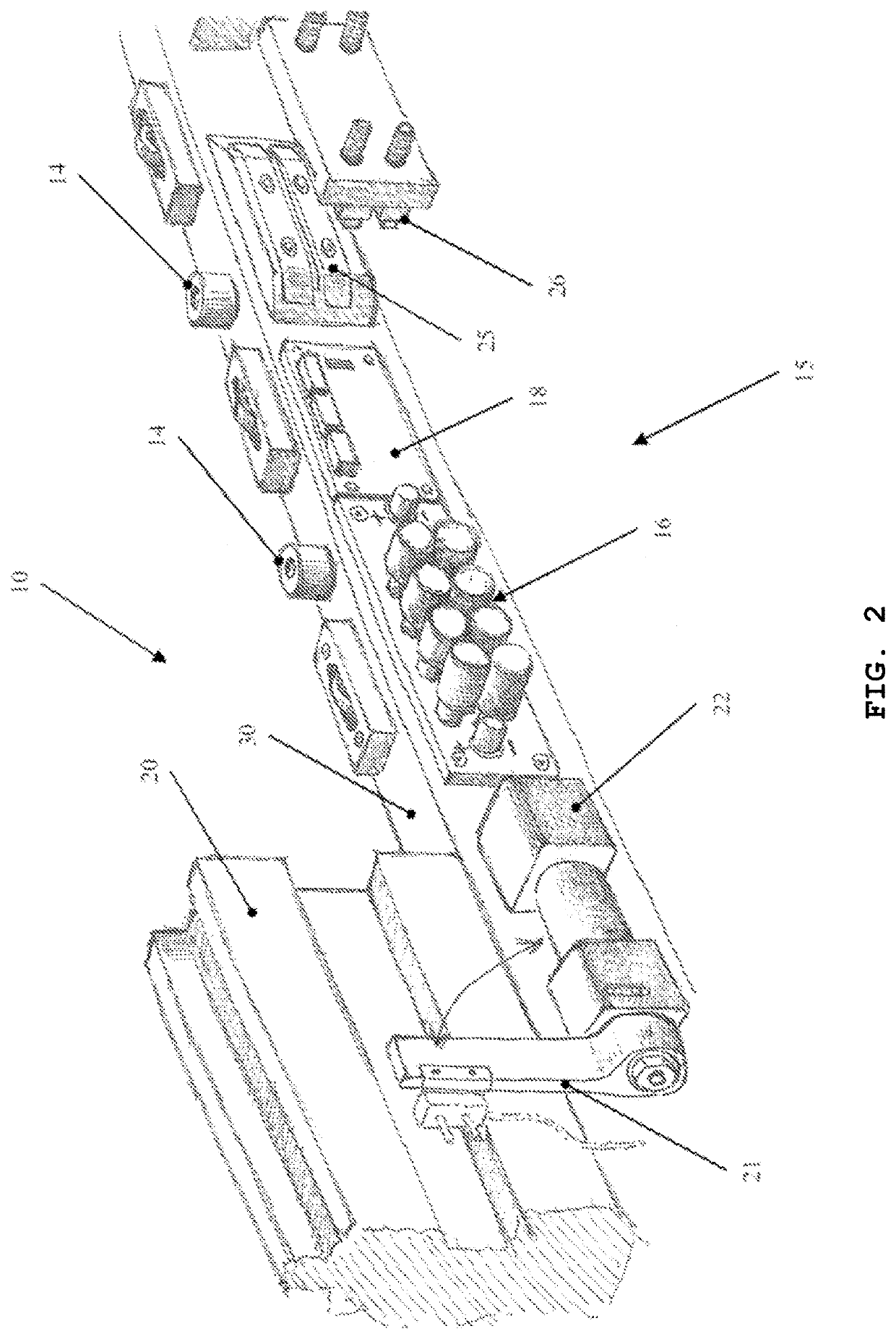 Automated system for handling containers