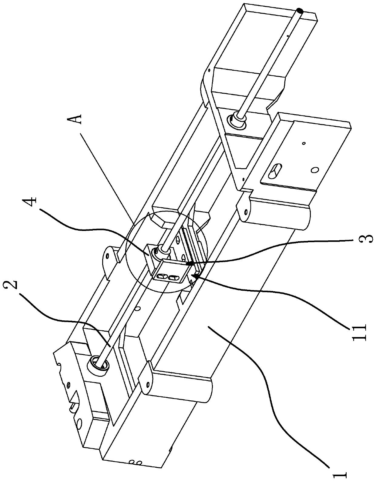 Transmission shaft support structure of sewing machine