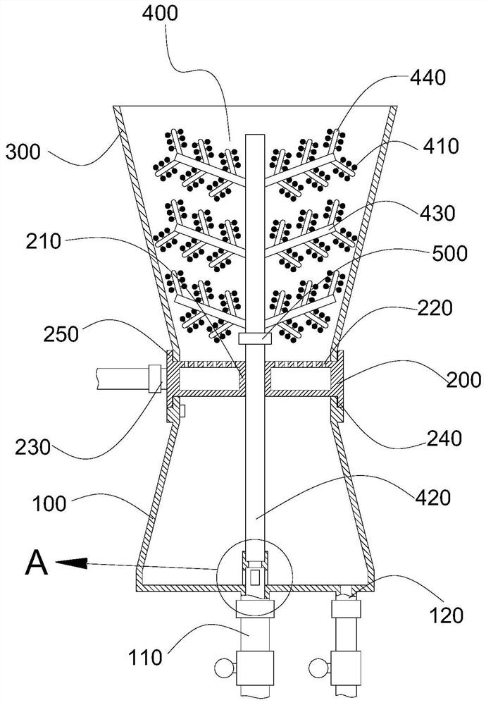 Electrostatic spinning nozzle structure based on capillary principle and application method thereof