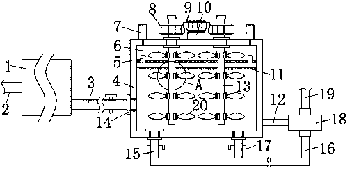 Apparatus and method for treating electroplating plant area sewage