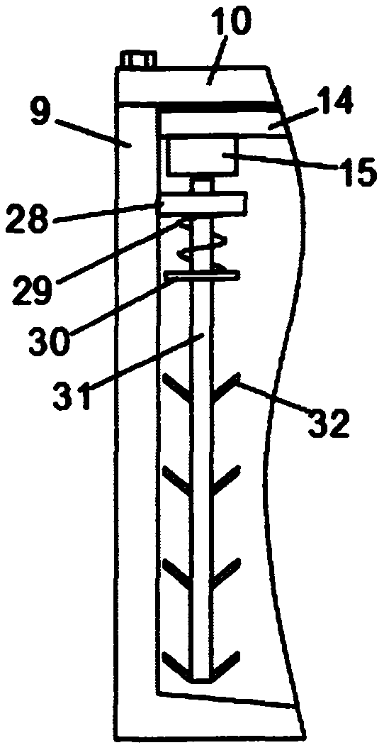 Automatic fertilization device for agriculture science and technology