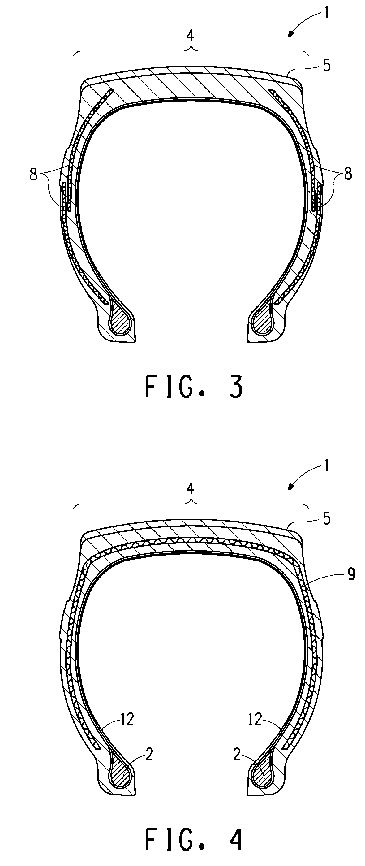 Extensible non-load bearing cut resistant tire side-wall component cotaining elastomeric filament, tire containing said component, and processes for making same