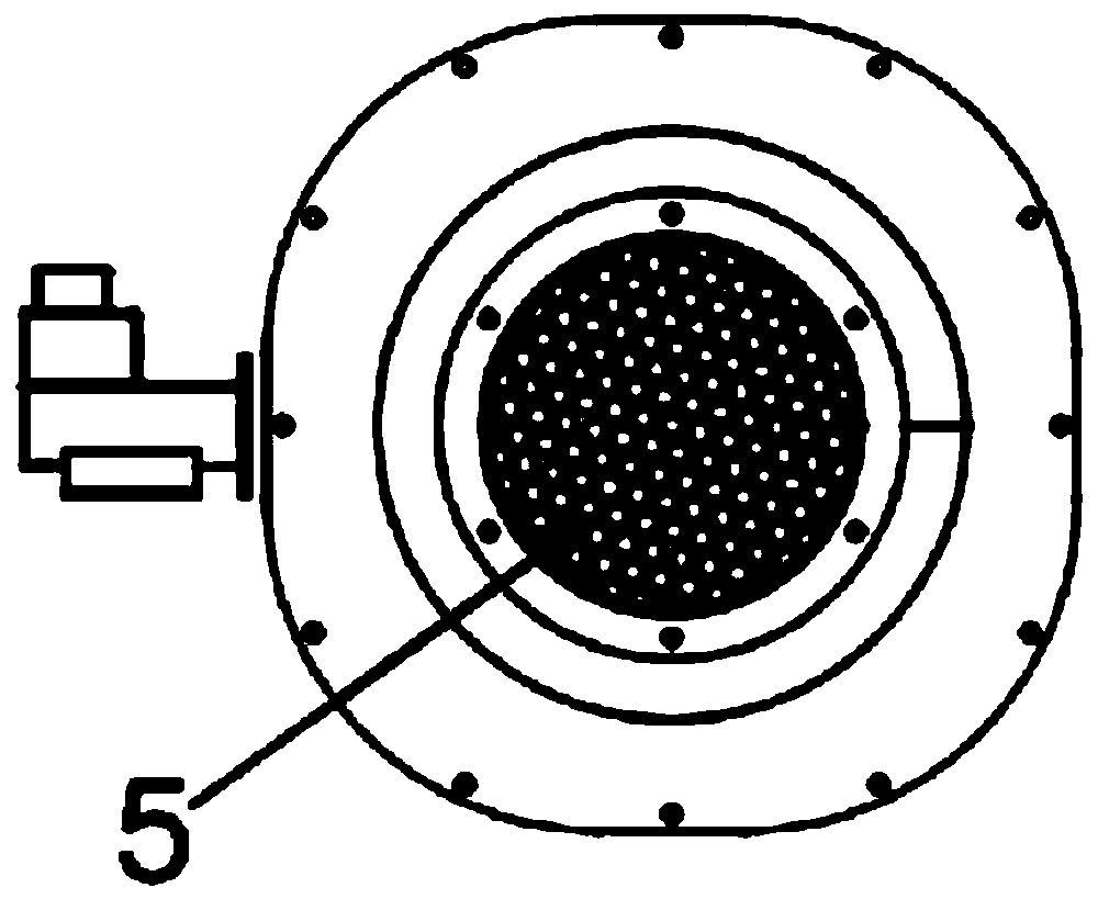 Comburent for microwave treatment of waste gas and combustion method and combustion device thereof