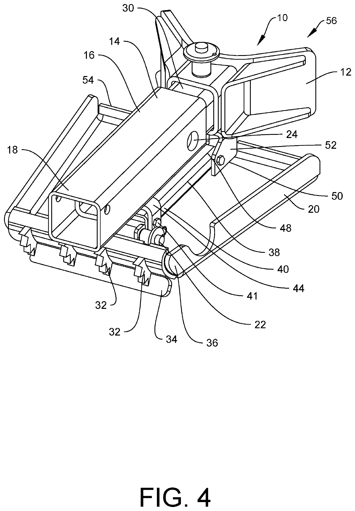 Collapsing jack stand