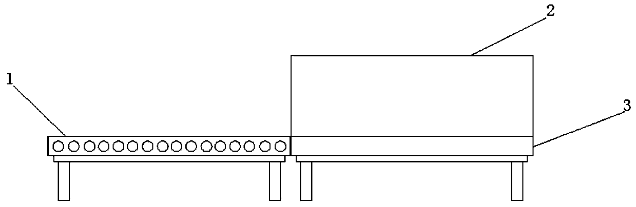 Full-automatic spring bed core production line and bed core structure