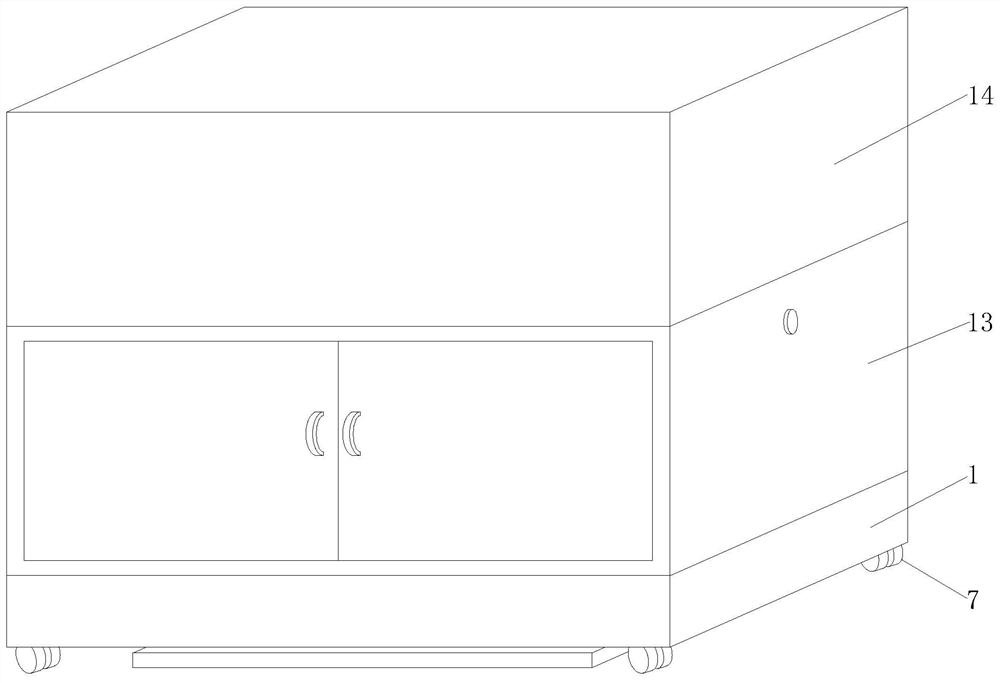 Water-cooling laser integrated welding cabinet