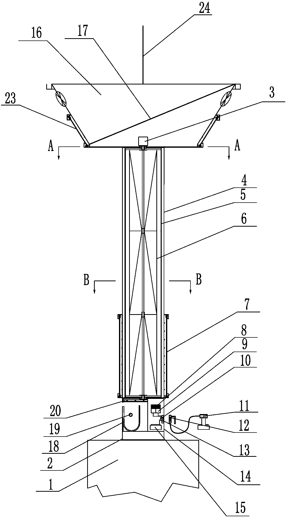 Wind-solar electricity generating and selling landscape lighthouse