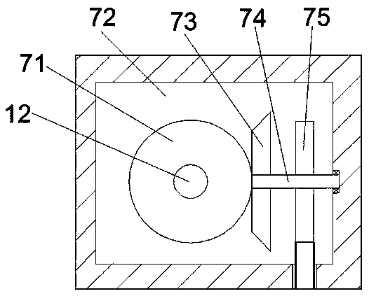 Road repairing device for civil engineering