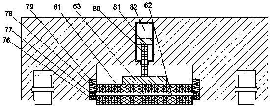 Road repairing device for civil engineering