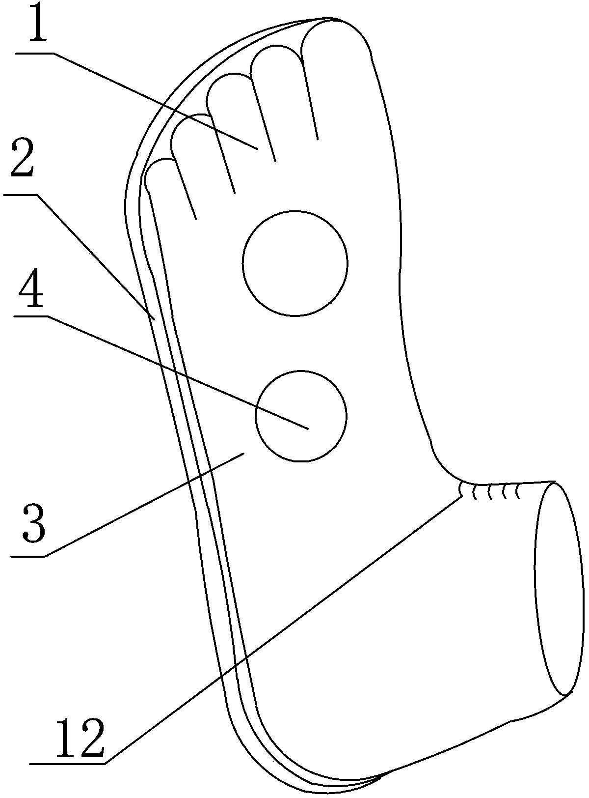 Five-toe shoe and making method thereof