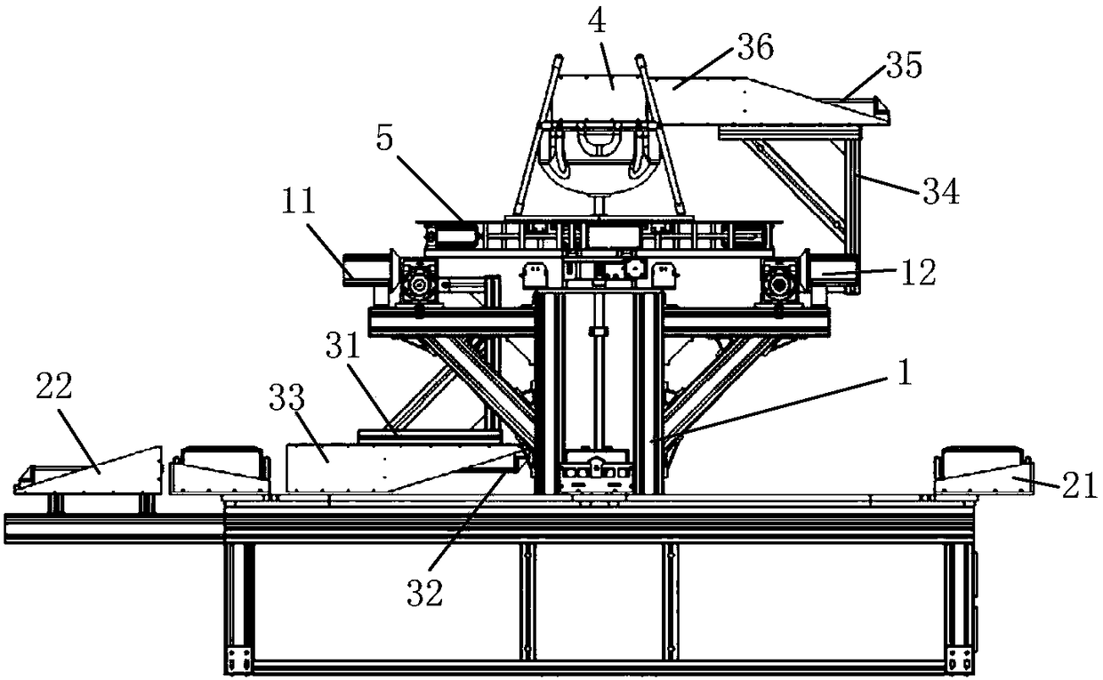 Unmanned aerial vehicle battery replacement device and unmanned aerial vehicle battery automatic replacement method