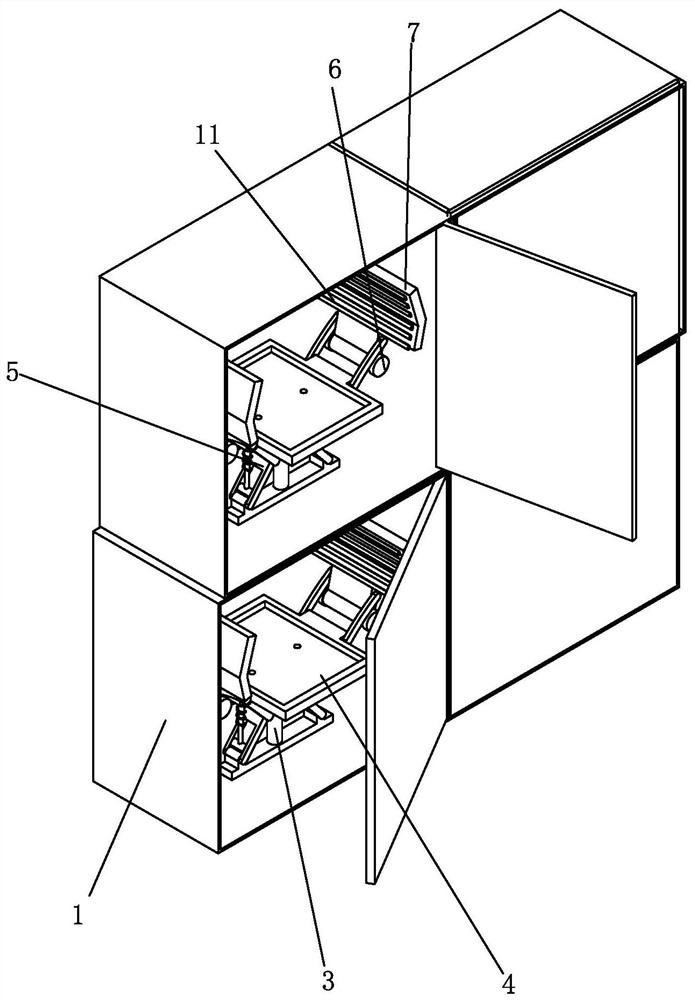 Intelligent shoe cabinet with comprehensive sterilization function