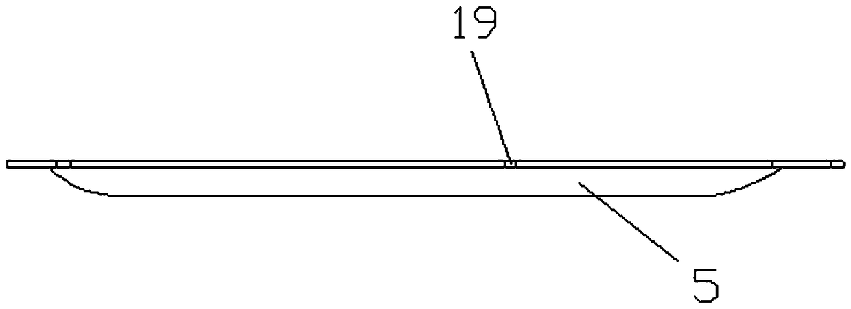 Strip-type suspending test board