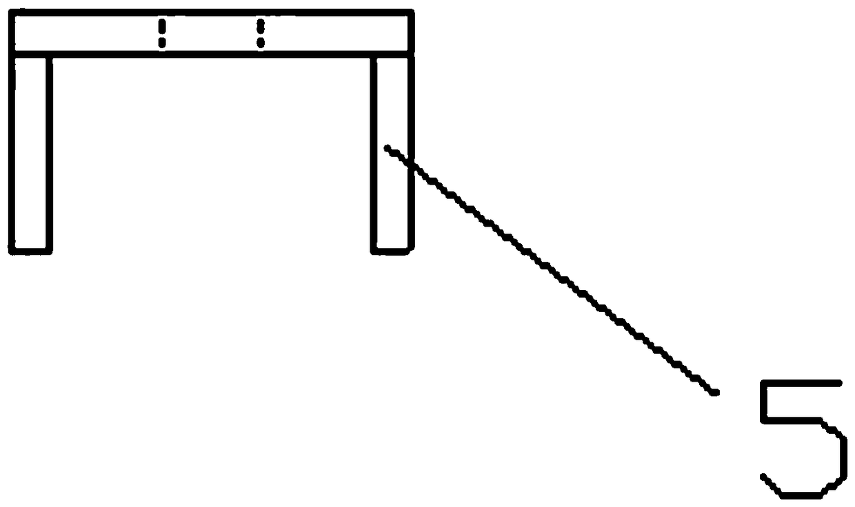 Strip-type suspending test board