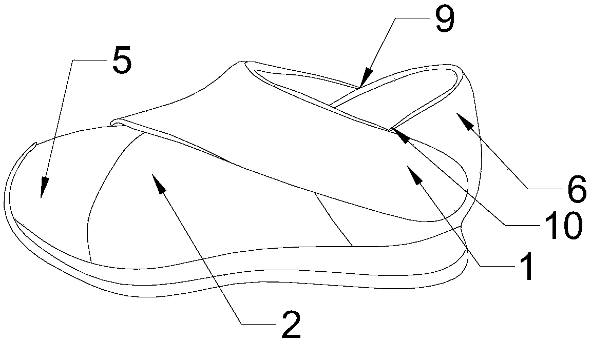 Foot supporting shoe