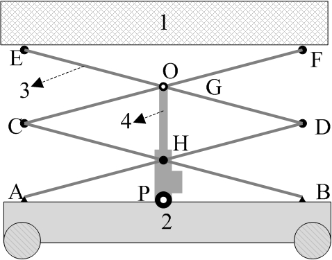 Full-electric scissor type aerial work platform