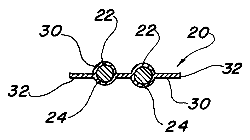 Composite polymeric twist tie