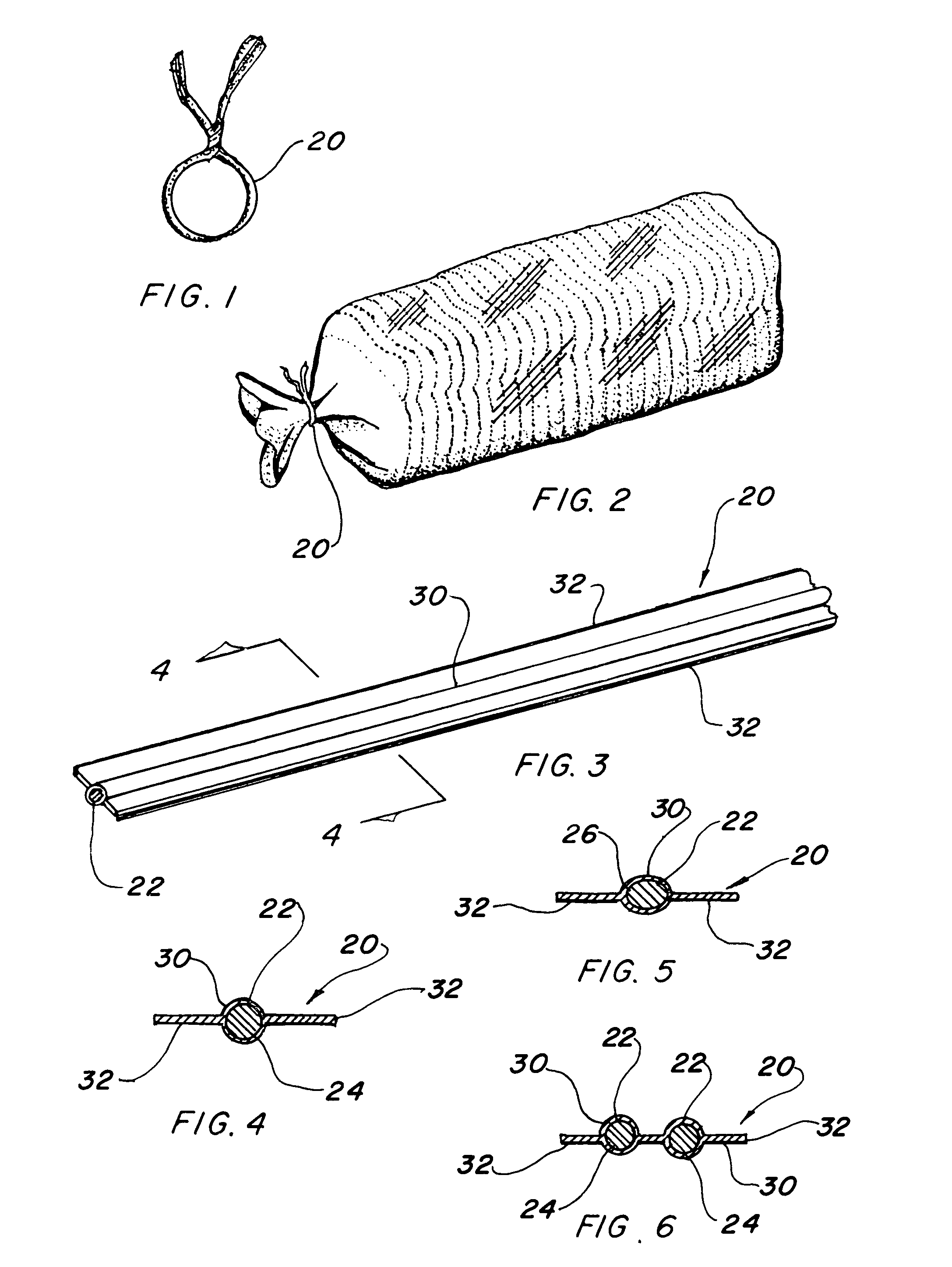 Composite polymeric twist tie