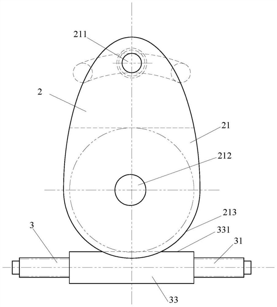 Wheel track adjusting device of suspension system and suspension system