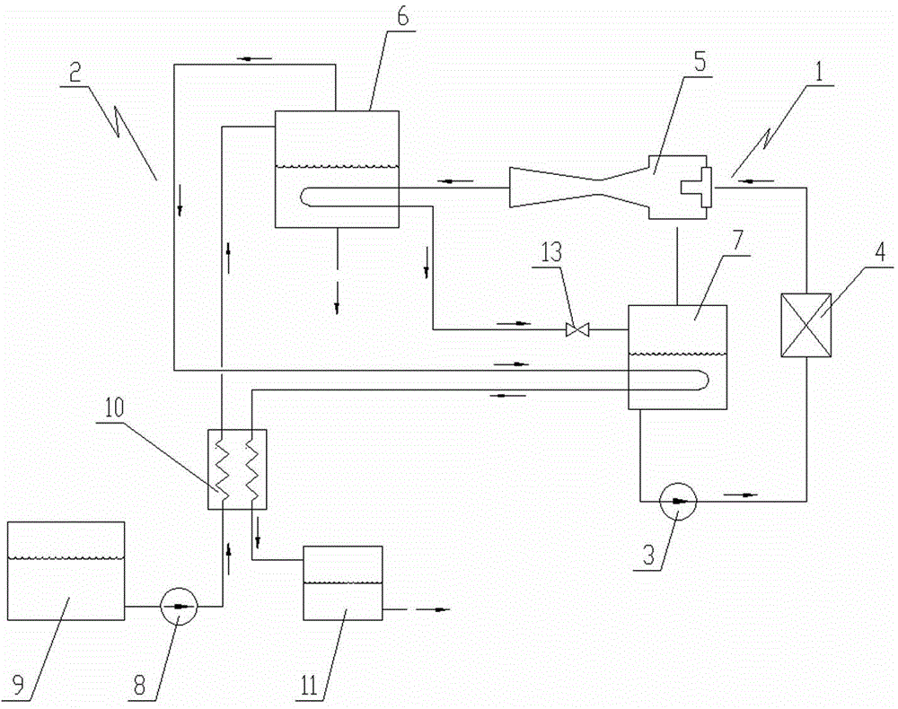 Distillation method seawater desalination system and method