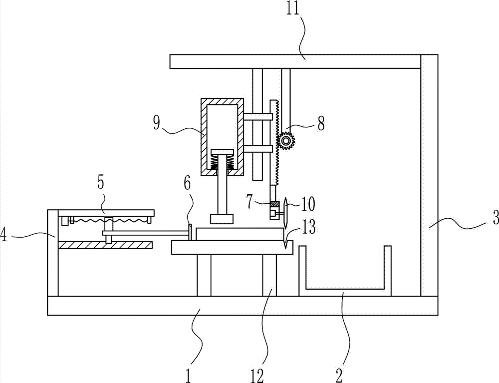 Automatic sole rubber cutting device