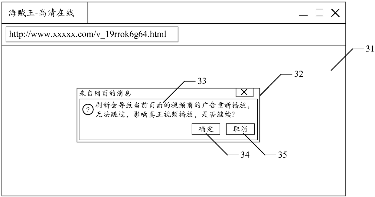 Method and device for refreshing web page