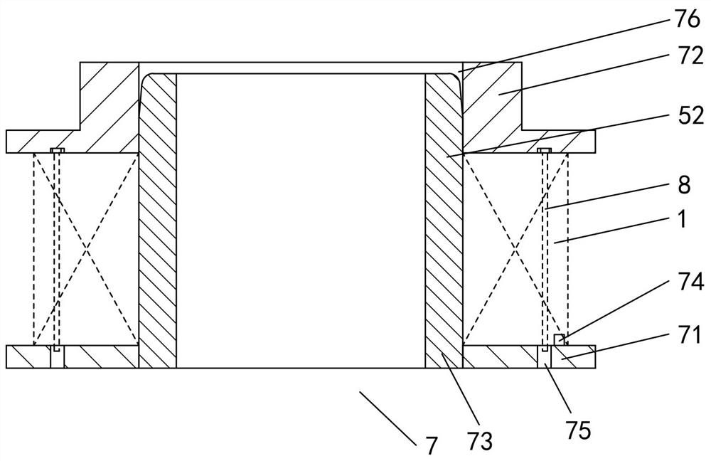 Manufacturing method of stator of oil-cooled motor