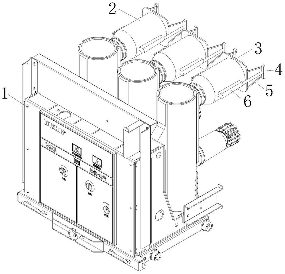 Circuit breaker of high-voltage switch cabinet