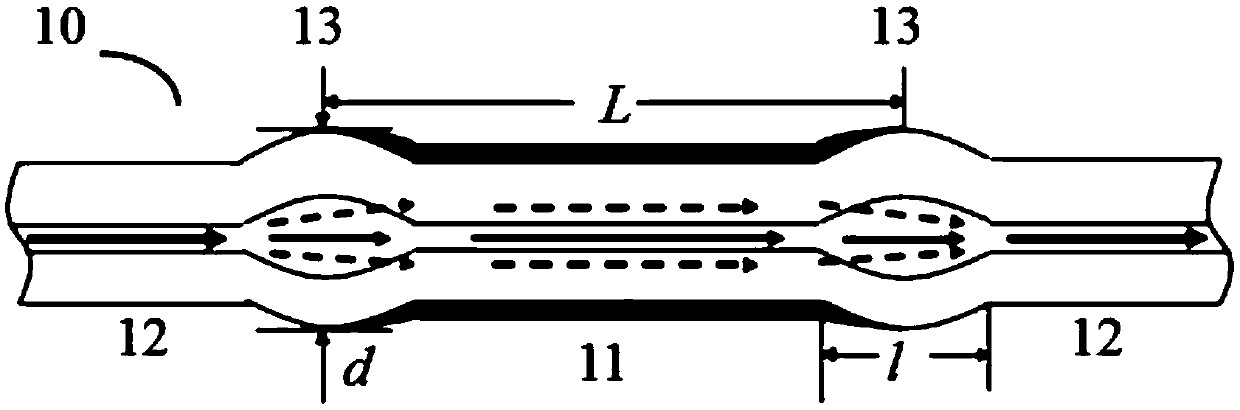 Graphene optical fiber sensor and preparation method and application thereof