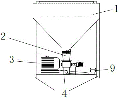 Fish feed feeding machine with functions of automatic cutting and automatic proportioning