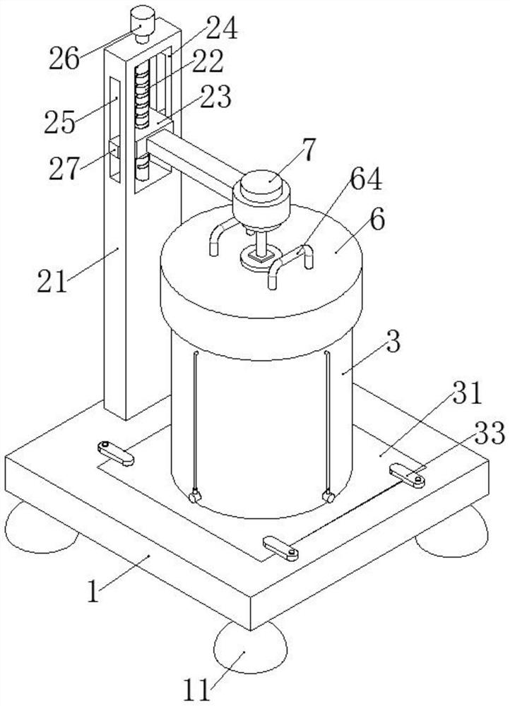 Checking and homogenizing device