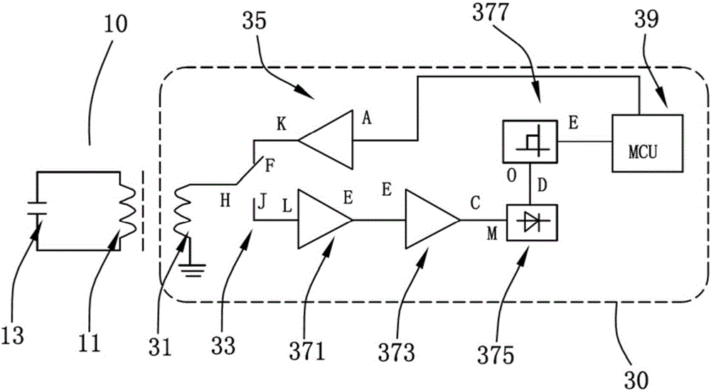 Passive stylus pressure signal processing system and method and hand-drawing board using same