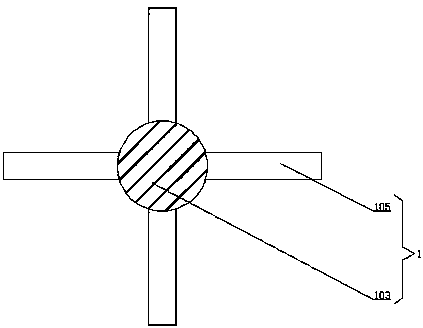 Auxiliary material feeding device used for electro-hydraulic numerical control bending machine