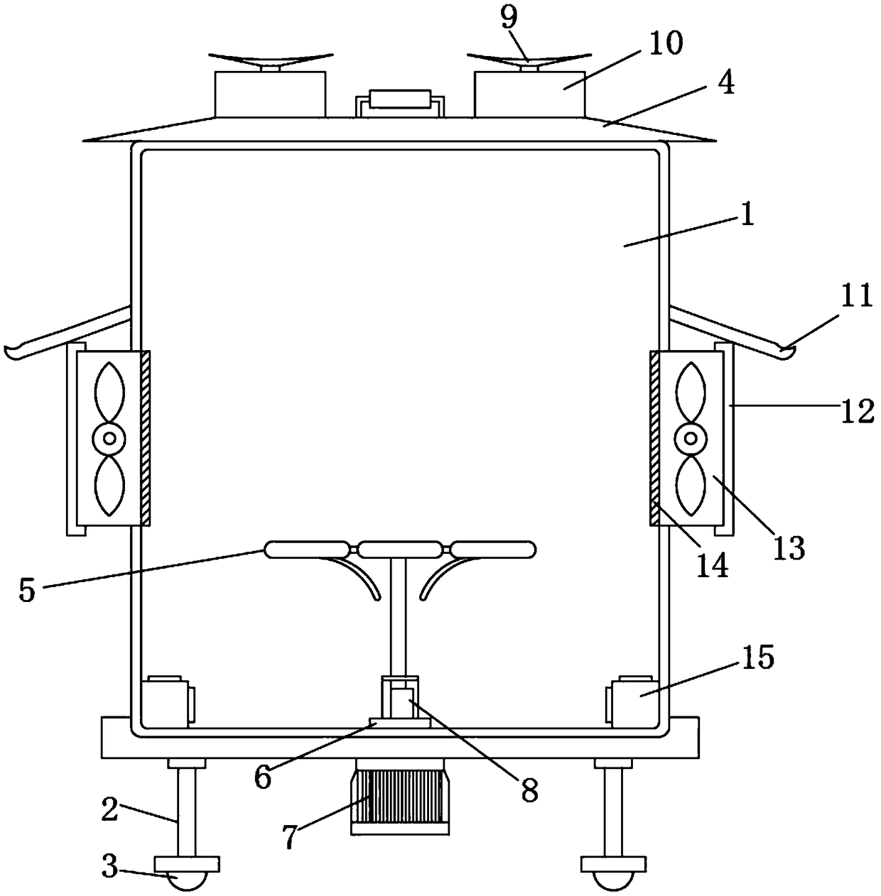 Straw particle storage device