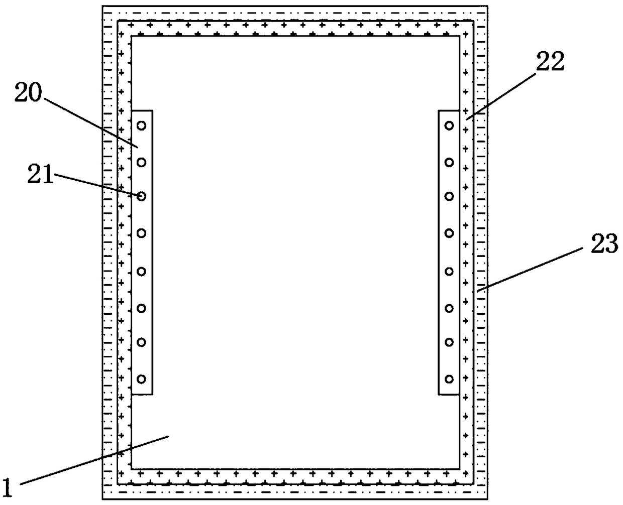 Straw particle storage device