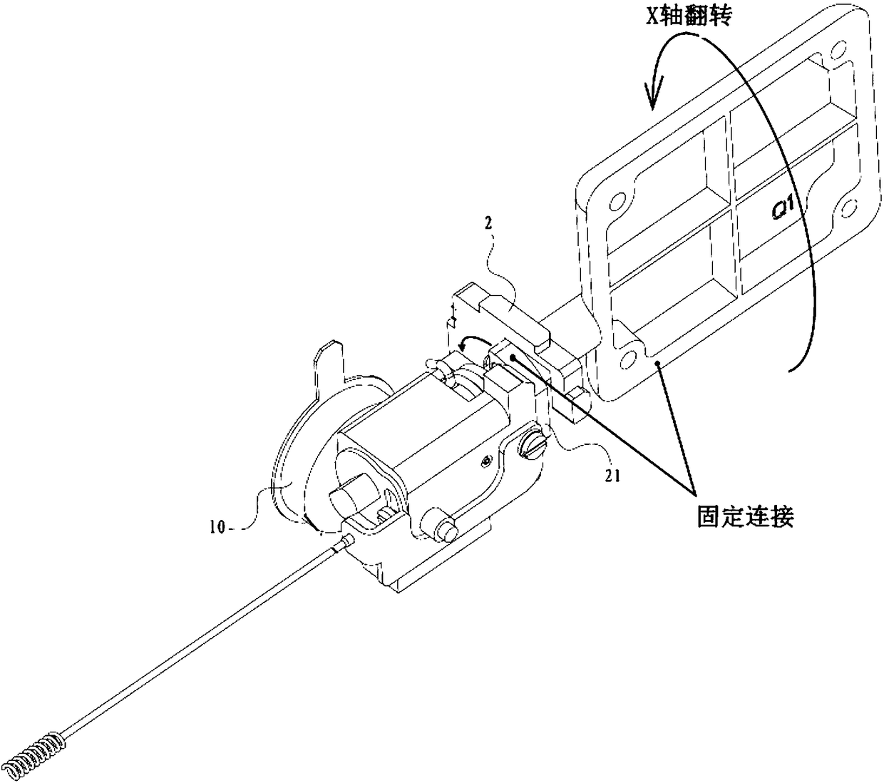 Automatic-turning foldable deskboard and furniture