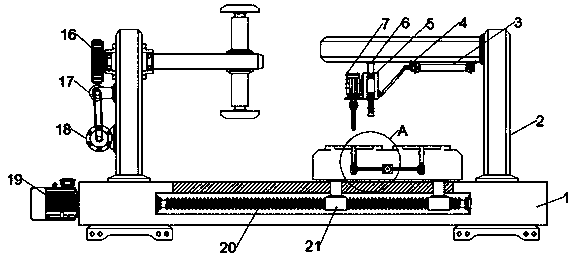 Production device and production process for cement kiln multifunctional necking hanging piece