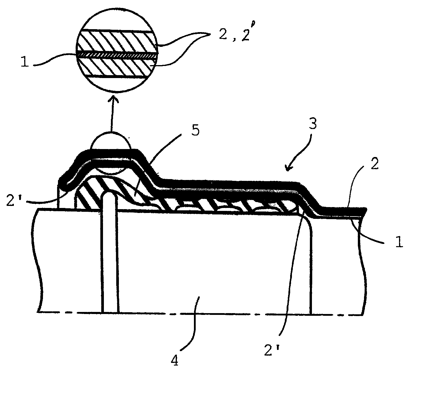 Metal-composite hose and a process for manufacturing the same