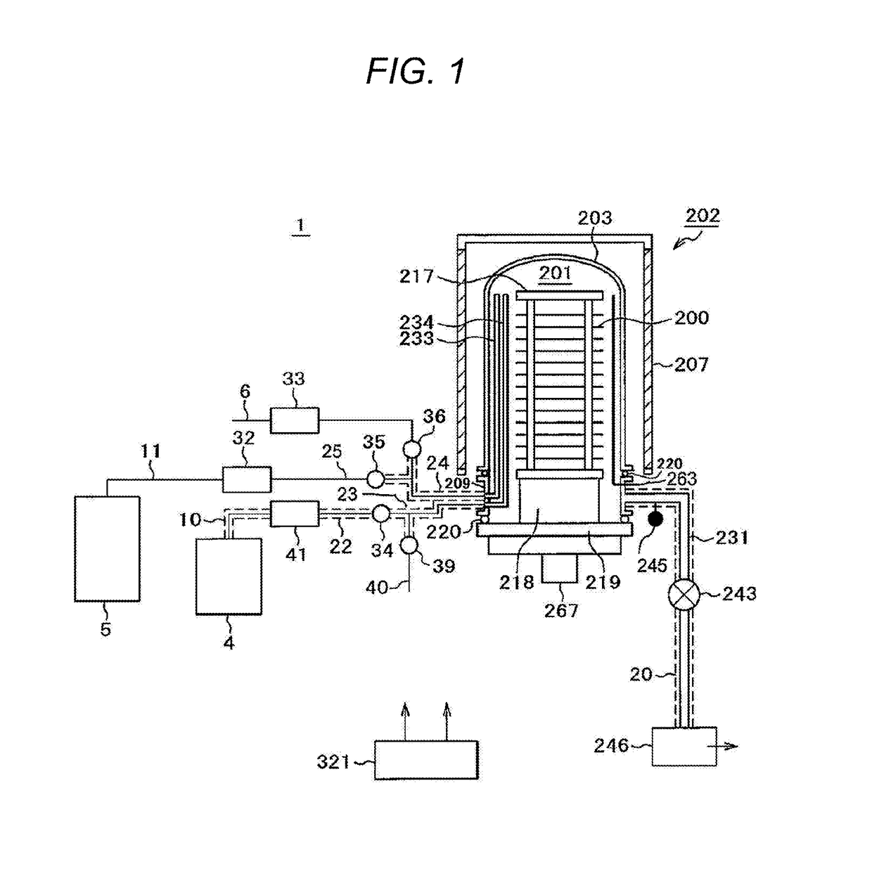 Substrate processing apparatus and heat insulating pipe structure