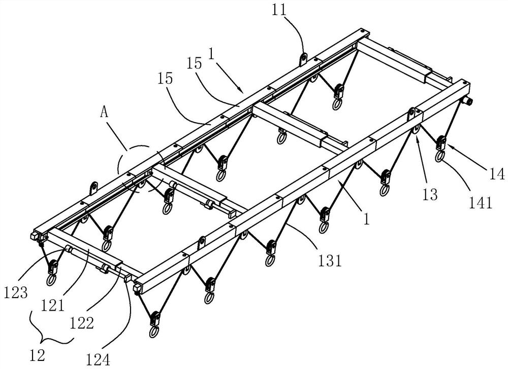 Assembly type laminated slab installation construction auxiliary device