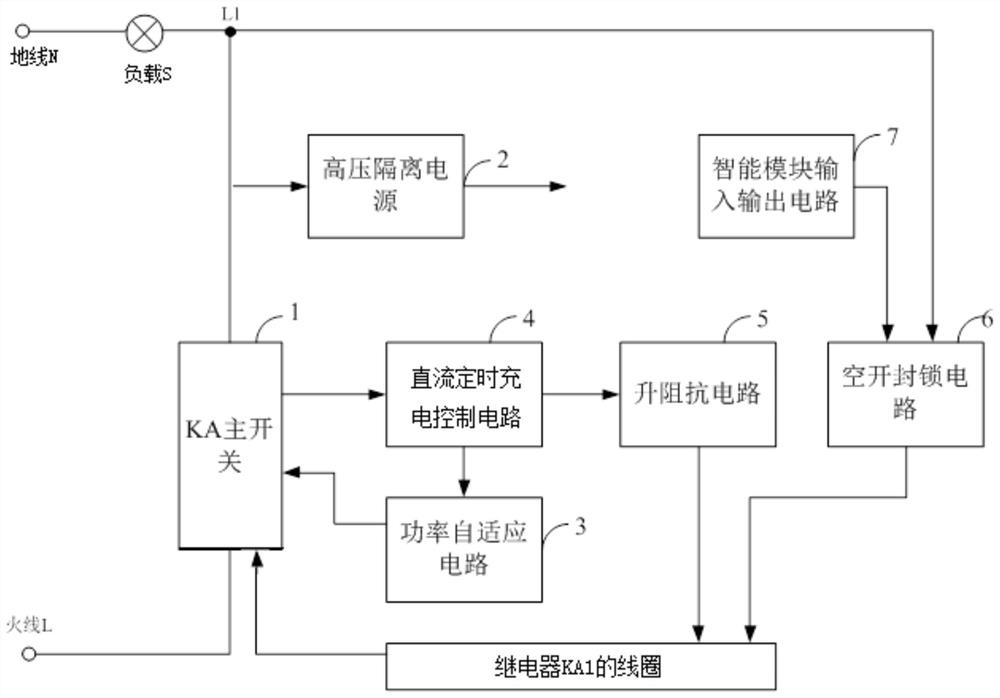 KA type single-live-wire wall intelligent switch