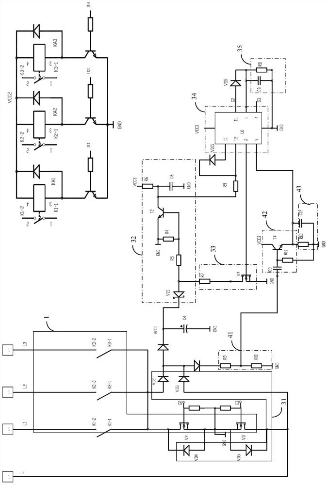 KA type single-live-wire wall intelligent switch