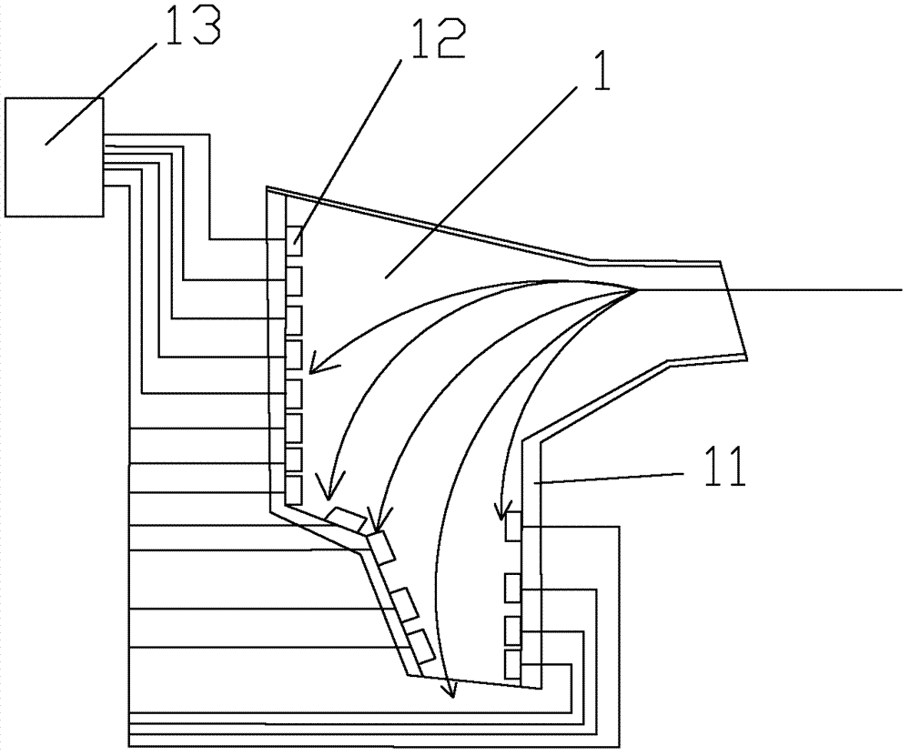 Analyzer for detecting pollution of ion source