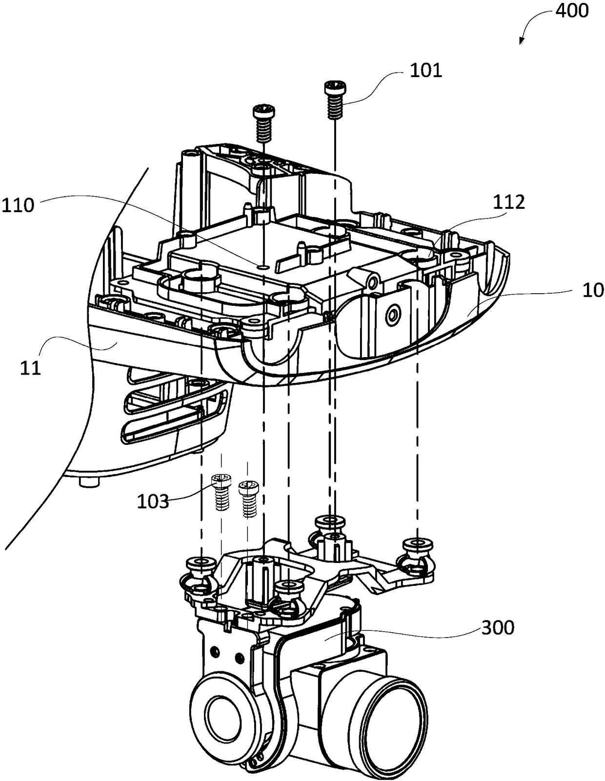 Mounting base, cradle head assembly and unmanned aerial vehicle