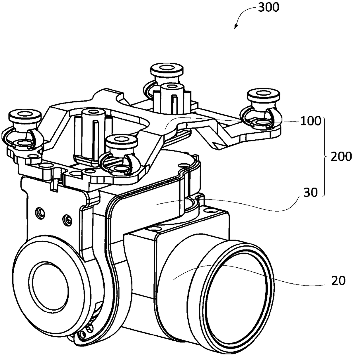 Mounting base, cradle head assembly and unmanned aerial vehicle