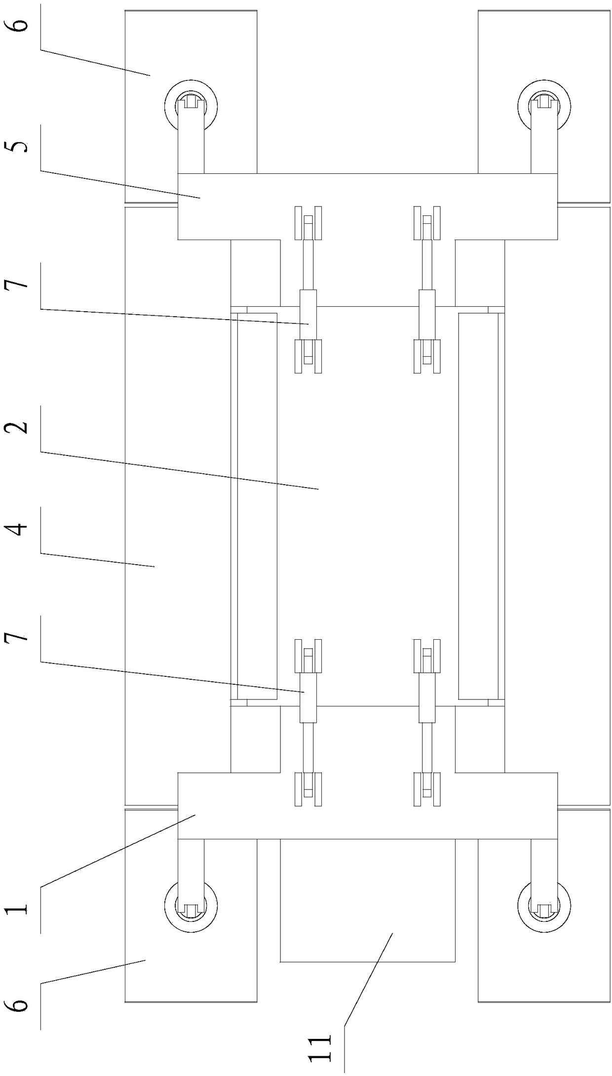 Submarine mining vehicle walking chassis and self-rescue method thereof