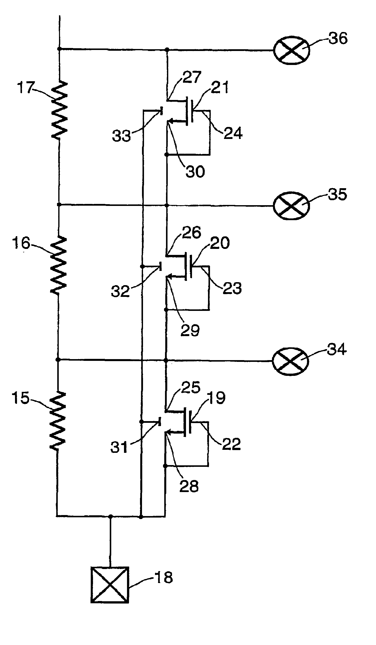 Device for adjusting circuits before encapsulation