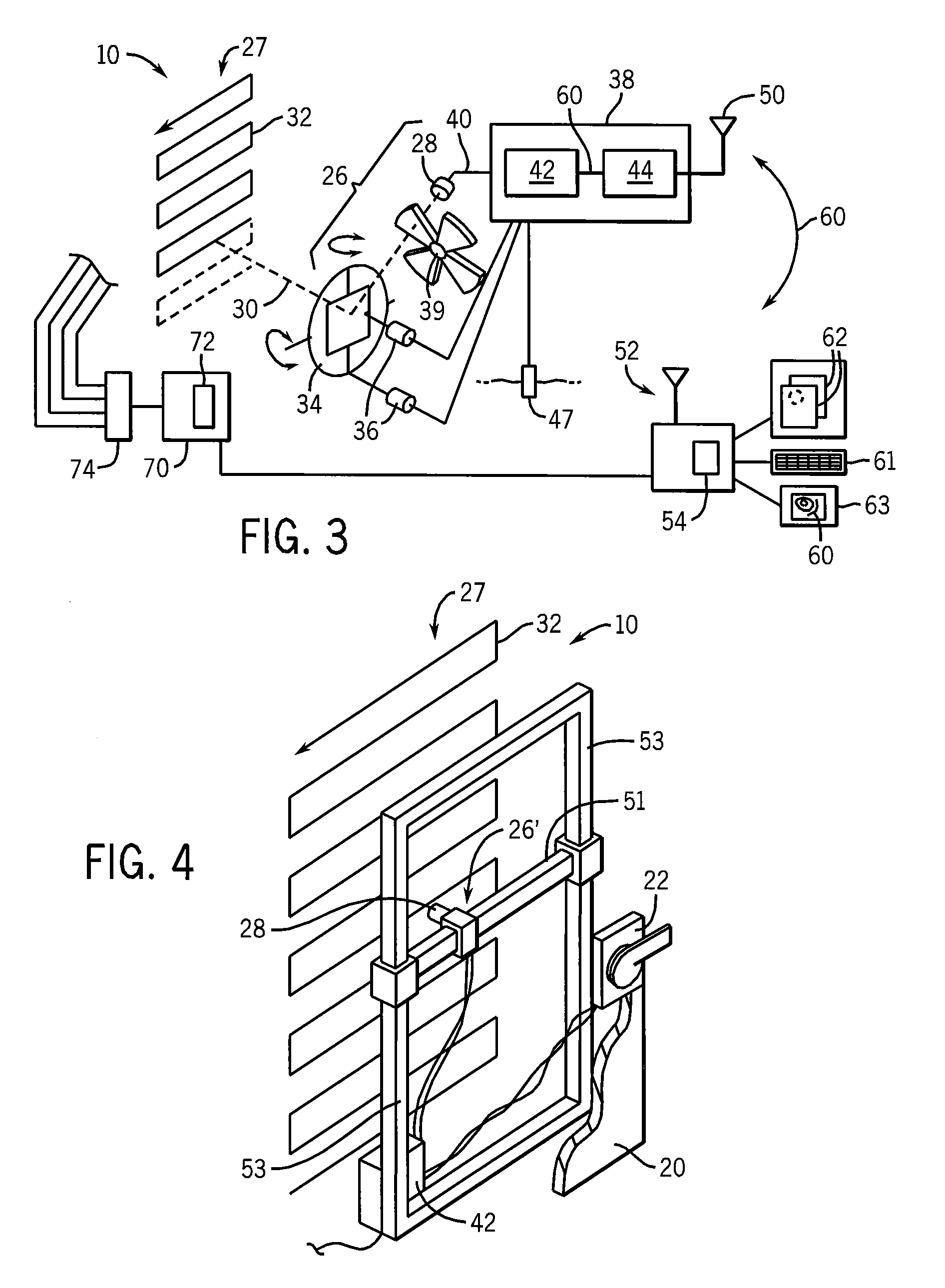 In-cabinet thermal monitoring method and system