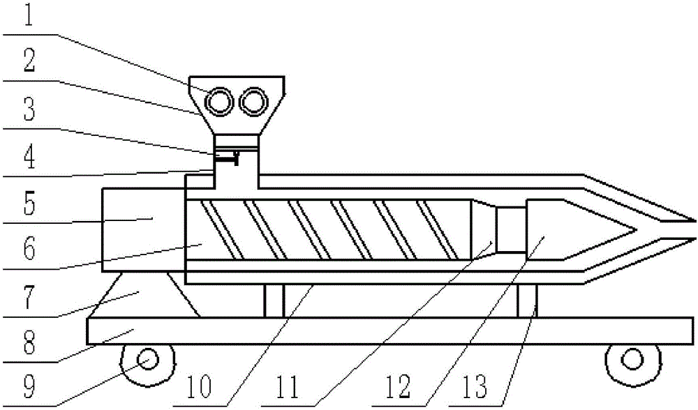 Portable plastic injection molding machine